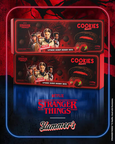 Cookies Strawberry StrangerThings Limited edition