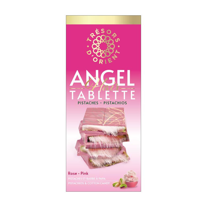 chocolat DUBAÏ angel hair cotton candy et pistachio