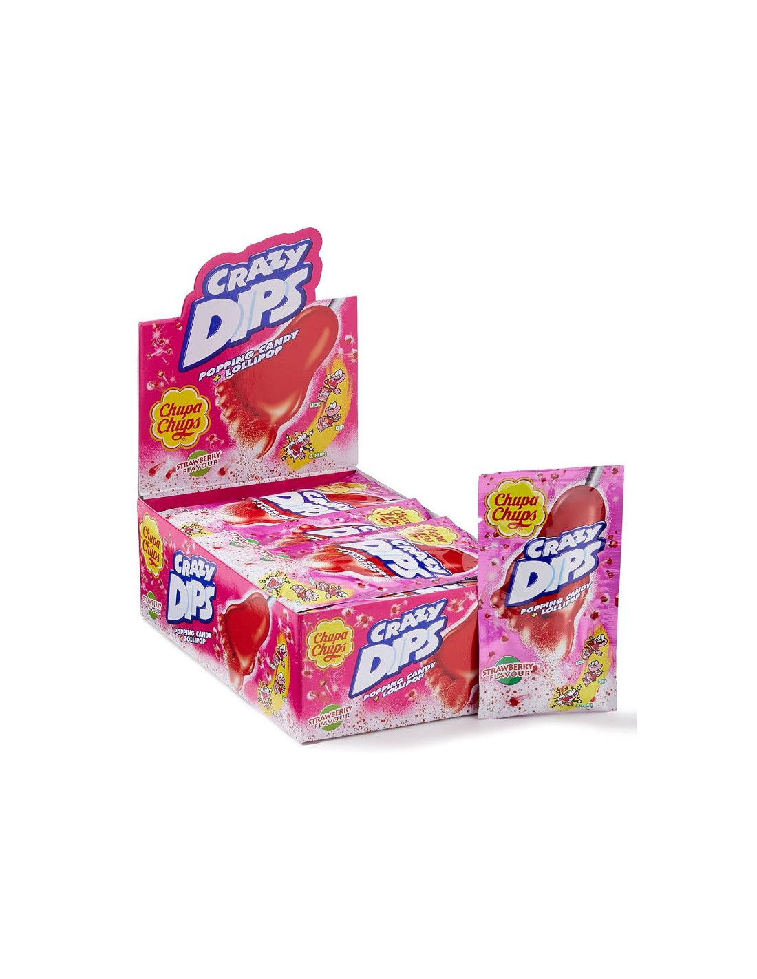 Crazy Dips Fraise Chupa Chups