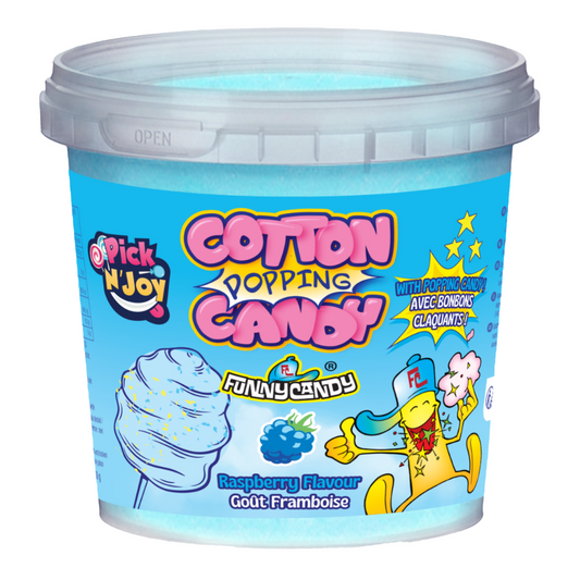 🍭 Cotton Popping Candy - Framboise Bleu